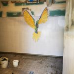Tierpark Berlin Mosaik Ara mosaic papagei